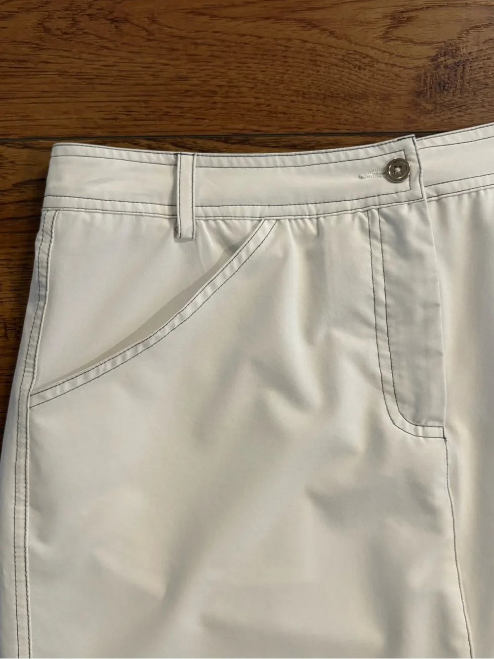 Birdee Sport White Golf Skort Built In Shorts Women’s US 10